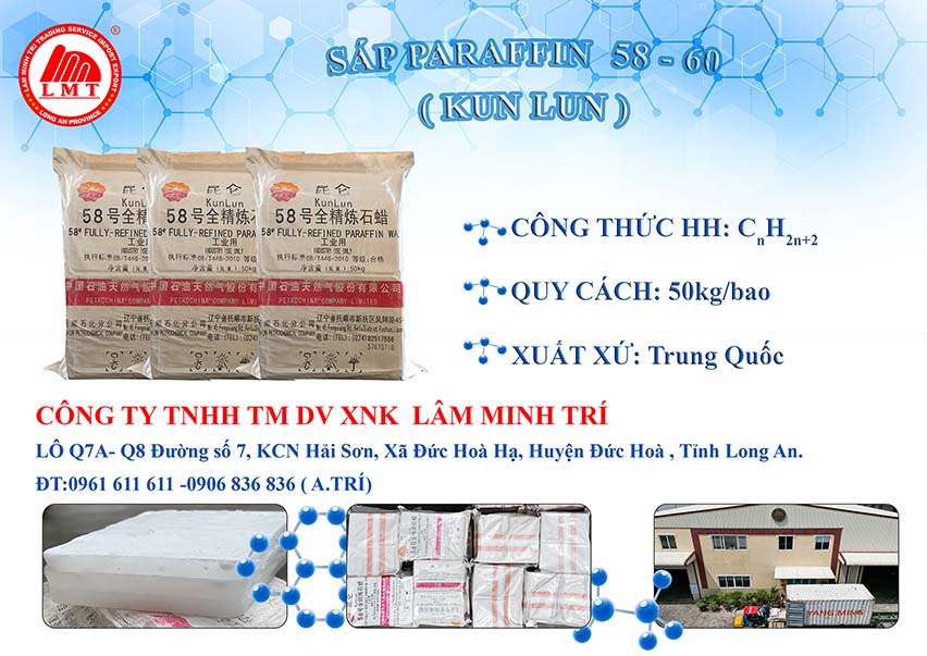 SÁP - Fully Refined Paraffin Wax  58/60